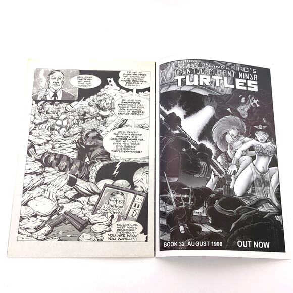 TMNT Comic Book Lot #9 (1986) #34 (1990) VF+ Turtles Teenage Mutant Ninja Mirage - Picture 6 of 11